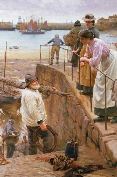 Between the Tides by Walter Langley